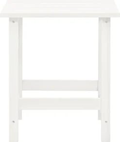 VidaXL Adirondack-Gartenstuhl Mit Tisch Massivholz Tanne Weiß -Stil Beet Verkaufsgeschäft 22b1d607a09b53dde62c0f11bb217b4e