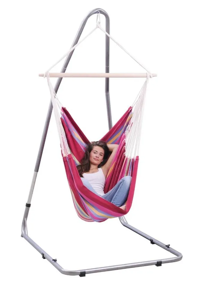 Amazonas Hängesesselgestell Luna RockStone 120 X 200-240 X 145 Cm; Dunkelgrau, AZ-4011000 8 Amazonas Hängesesselgestell Luna RockStone 120 X 200-240 X 145 Cm; Dunkelgrau, AZ-4011000 - Image 8