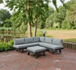 Alu Lounge Set 3tlg. Sitzgruppe Sitzgarnitur Gartengarnitur Möbel Garten Sofa -Stil Beet Verkaufsgeschäft 22fd11310f659b2142b972c8fff75b6f