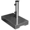 Sonnenschirmständer Granit 25kg Balkonständer Max. 48mm Stamm - Dunkelgrau - Dunkelgrau