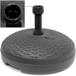 Sonnenschirmständer Sonnenschirmhalter In Rattanoptik Anthrazit 20L 45cm 13 Sonnenschirmständer Sonnenschirmhalter In Rattanoptik Anthrazit 20L 45cm -Stil Beet Verkaufsgeschäft 244dd3b05218aceee59baa54dc76efba