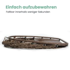 VITA5 Hängesessel Mit Gestell - Bequemer Hängekorb Sessel Zum Entspannen - Einzigartiger Hängesessel Indoor Und Outdoor - Boho Egg Schaukel Für Terrasse, Kinderzimmer, Leseecke - 150kg Tragkraft, Beige -Stil Beet Verkaufsgeschäft 246f61cdd48b0bb1ad2fa50c9f9efeda