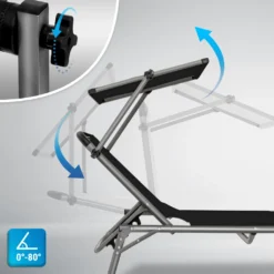 Tillvex® Sonnenliege Mit Dach Schwarz | Gartenliege Klappbar | Liegestuhl Mit 6-fach Verstellbarer Rückenlehne Und Tragegriff 9 Tillvex® Sonnenliege Mit Dach Schwarz | Gartenliege Klappbar | Liegestuhl Mit 6-fach Verstellbarer Rückenlehne Und Tragegriff -Stil Beet Verkaufsgeschäft 248c5b806879bdbb3bc61da75366b6cd