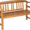 Acamp Gartenbank Batam 2-Sitzer Braun Teakfarben
