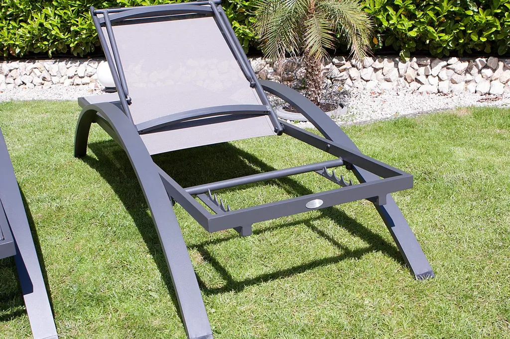 Garden Pleasure Sonnenliege DONNA Relaxliege Liege Garten Terrasse Möbel Taupe 9 Garden Pleasure Sonnenliege DONNA Relaxliege Liege Garten Terrasse Möbel Taupe - Image 9