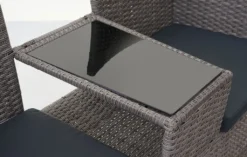 Poly-Rattan Sitzbank Mit Tisch MCW-E24, Gartenbank Sitzgruppe Gartensofa, 132cm Grau, Kissen Dunkelgrau 12 Poly-Rattan Sitzbank Mit Tisch MCW-E24, Gartenbank Sitzgruppe Gartensofa, 132cm Grau, Kissen Dunkelgrau -Stil Beet Verkaufsgeschäft 25d8d49f826ef163c2d1c3368fdc94c7