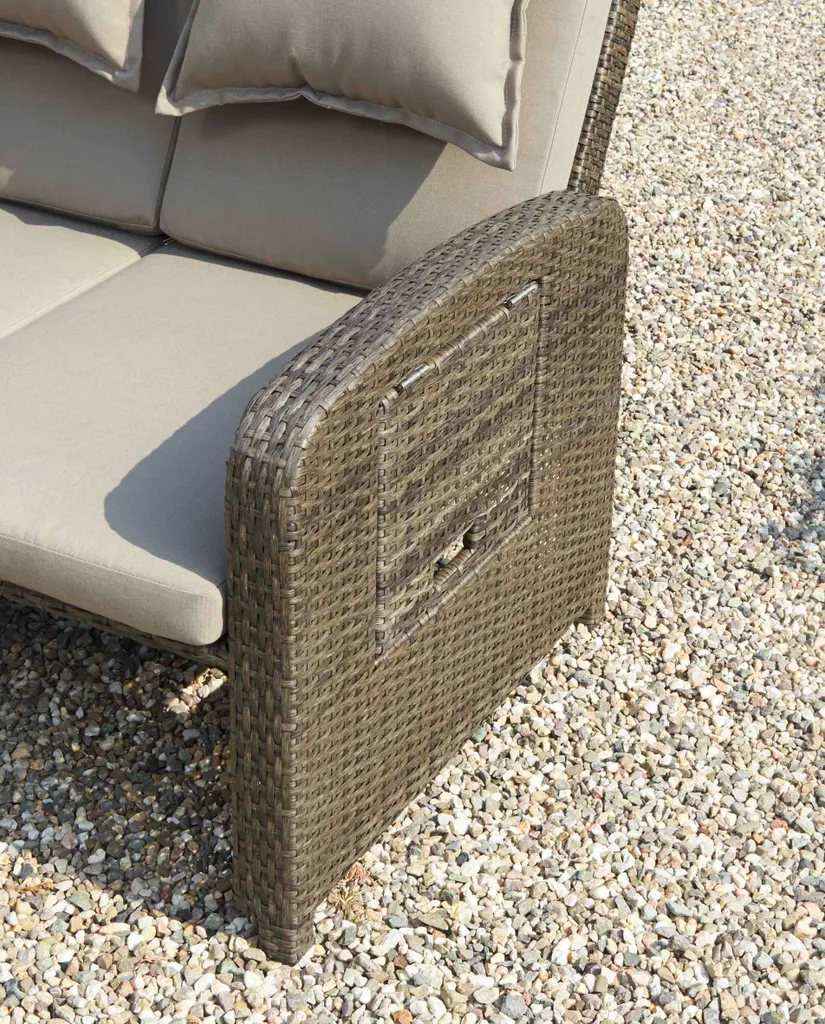 Greemotion Gartenbank 3-in-1 Bahia Rondo, Ca. 121 X 99 X 86 Cm Braun Kunststoff 16 Greemotion Gartenbank 3-in-1 Bahia Rondo, Ca. 121 X 99 X 86 Cm Braun Kunststoff - Image 16