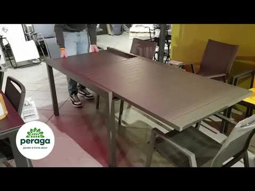 Gartentisch - Anthrazit - Aluminiumrahmen - 83 X 80 Cm - Ausziehbar 13 Gartentisch - Anthrazit - Aluminiumrahmen - 83 X 80 Cm - Ausziehbar - Image 13