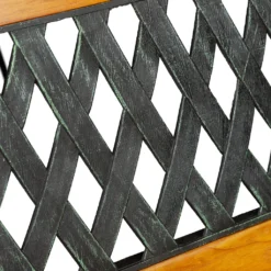 Relaxdays Gartenbank Flechtdesign -Stil Beet Verkaufsgeschäft 29622c5c91b0fa140fdf2bc7063b748f