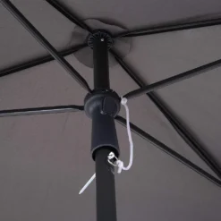 Outsunny Sonnenschirm Gartenschirm Strandschirm Balkonschirm Schirm Sonnenschutz Knickbar (Grau+Schwarz) 10 Outsunny Sonnenschirm Gartenschirm Strandschirm Balkonschirm Schirm Sonnenschutz Knickbar (Grau+Schwarz) -Stil Beet Verkaufsgeschäft 296a733e691a3a26c1cb46b236f2073b