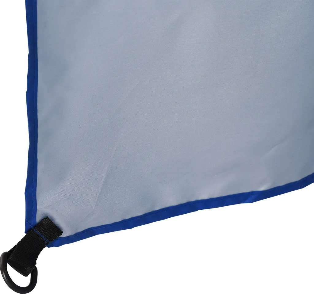 Outsunny Sonnenschirm Strandschirm Sonnenschutz Mit Seitenwand Strand Polyester Blau 2,2 X H2,2m 6 Outsunny Sonnenschirm Strandschirm Sonnenschutz Mit Seitenwand Strand Polyester Blau 2,2 X H2,2m – Bild 6