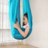 Kinder Schwingen Hängematte, Indoor Schaukel Elastisch Cuddle Hammock Sensory Swing Ideal Für ADHS, Asperger Und Sensorische Integration Sowie Autismustherapie(Hellblau,150 X 280CM)
