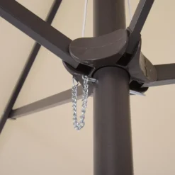 Outsunny Sonnenschirm Gartenschirm Marktschirm Doppelsonnenschirm Terrassenschirm Mit Handkurbel Oval Metall + Polyester Beige 455 X 270 X 240 Cm -Stil Beet Verkaufsgeschäft 2a23911bd7515db85be23537094ffe2a