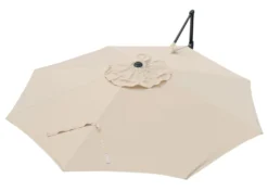 Ersatz-Bezug Für Ampelschirm HWC-A39, Sonnenschirmbezug Ersatzbezug, Ø 3,5m Polyester 250g/m² Creme -Stil Beet Verkaufsgeschäft 2aa829ffae326adc00f8798f5a7e2749