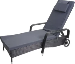 Poly-Rattan Sonnenliege Carrara, Relaxliege Gartenliege Liege, Alu Anthrazit, Kissen Grau -Stil Beet Verkaufsgeschäft 2c785d04e8c9c7e4c96ff5aad86f0587