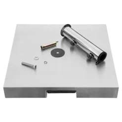 Sonnenschirmständer 55kg Rollbar Mit Handgriff Max. 48mm + Edelstahlhaube -Stil Beet Verkaufsgeschäft 2d03a7db68b950b60369bbf35edac9ce