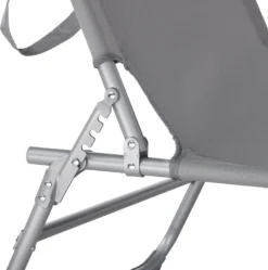 Tectake Gartenliege 4-stufig Mit Kopfpolster - Grau -Stil Beet Verkaufsgeschäft 2e3705e353476b091a2c6660791cff49