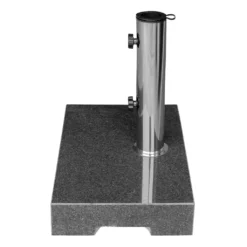 Sonnenschirmständer Granit 25kg Balkonständer Max. 48mm Stamm - Dunkelgrau - Dunkelgrau -Stil Beet Verkaufsgeschäft 2ec8c7f7e3e55623f78587c697406738
