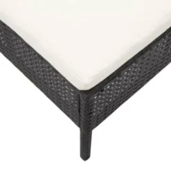 VIDAXL 3-tlg. Garten-Lounge-Set Mit Auflagen Poly Rattan Schwarz -Stil Beet Verkaufsgeschäft 2ee2f9aee18011ce94e99ab3b245e4a5