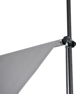 SVITA Klemmmarkise 300x120cm 280g/m² Balkonmarkise Sonnenschutz Markise Hellgrau Grau -Stil Beet Verkaufsgeschäft 2f5d989edaec95521dcfa4d49374b55b