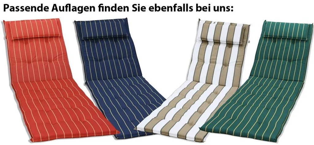 KMH® Teak Sonnenliege *Classic* 5 KMH® Teak Sonnenliege *Classic* - Image 5