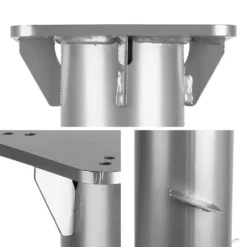 Lospitch Universal Bodenplatte Kurbelschirm Sonnenschirmständer Metall Bodenträger 16 Cm -Stil Beet Verkaufsgeschäft 308af790cb3c949450a8b69125e496db