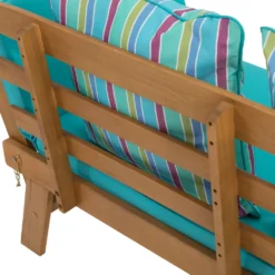 Greemotion Multifunktionsbank Tobago Aus Akazie - Natur, Blau -Stil Beet Verkaufsgeschäft 3118022632ff21dc6fe449188e9276d7