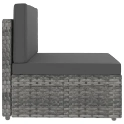 VidaXL Modulares 2-Sitzer-Sofa Poly Rattan Grau 12 VidaXL Modulares 2-Sitzer-Sofa Poly Rattan Grau -Stil Beet Verkaufsgeschäft 31782551e74508a454825374d0df4ec8