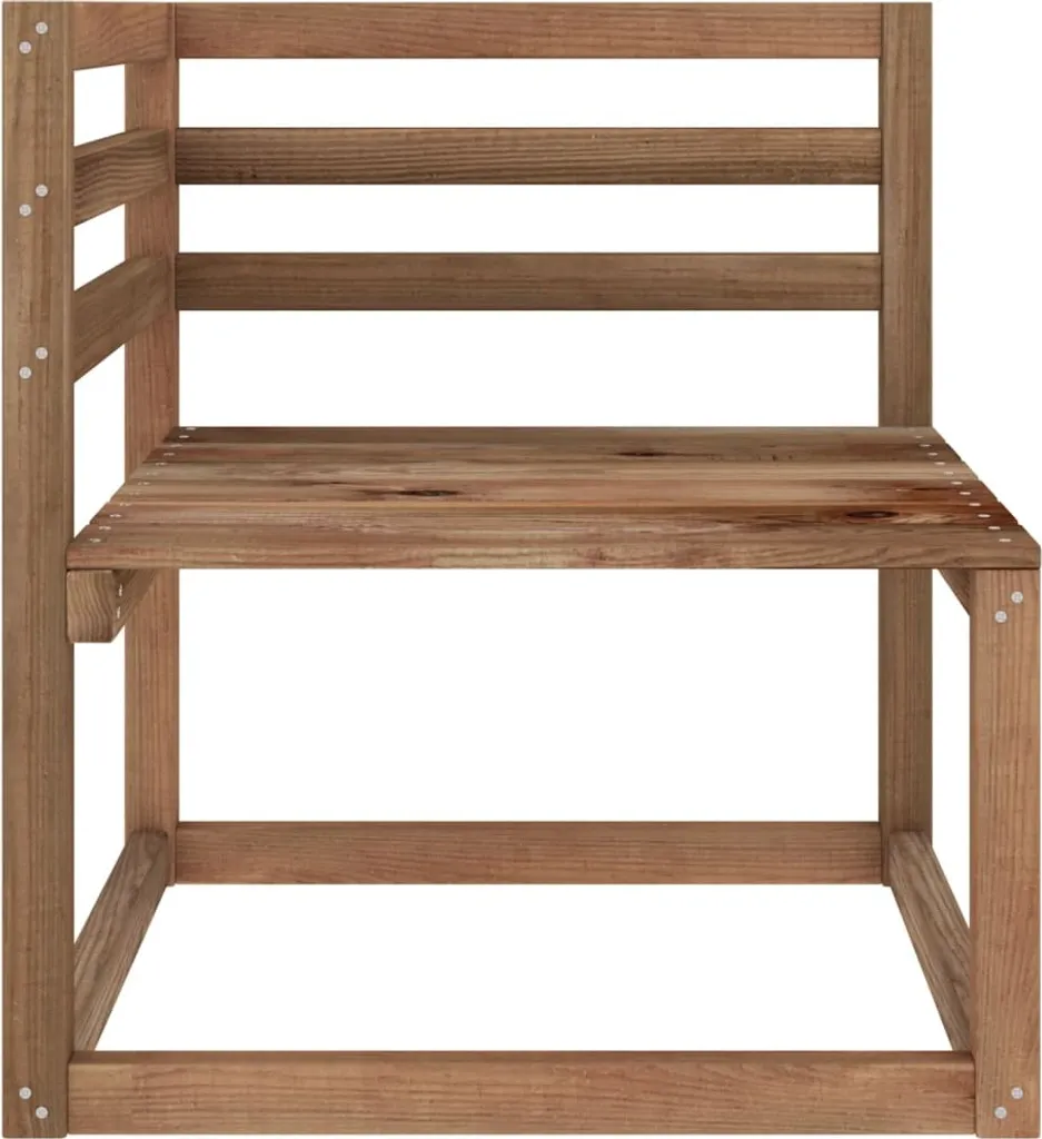 VidaXL 4-tlg. Garten-Lounge-Set Braun Imprägniertes Kiefernholz 3 VidaXL 4-tlg. Garten-Lounge-Set Braun Imprägniertes Kiefernholz - Image 3