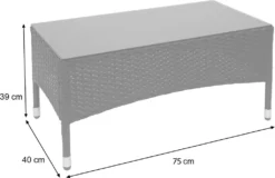 Poly-Rattan Garnitur HWC-F55, Balkon-/Garten-/Lounge-Set Sofa Sitzgruppe Schwarz, Kissen Creme -Stil Beet Verkaufsgeschäft 331338ba7172c434e15328e7ee3fb507