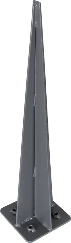 SONGMICS Erdanker, Bodenhalterung Für Standpfosten Von Seitenmarkisen, Bodenanker, Erdnagel, Nur Für SONGMICS Seitenmarkisen Mit Alu-Standpfosten Geeignet, 11,5 X 11,5 X 46 Cm, Grau GSA001 -Stil Beet Verkaufsgeschäft 33be78194bda6574b2f3b6bbefbc4915