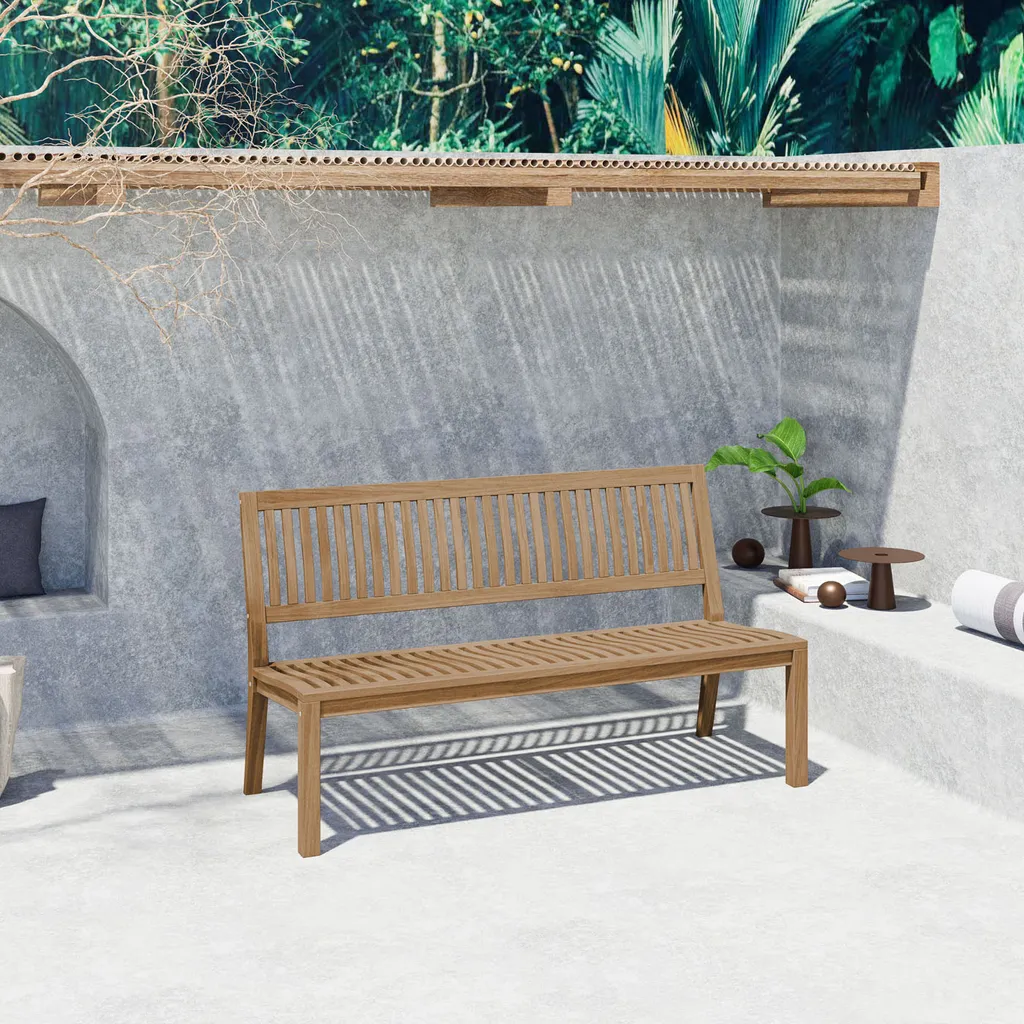 KMH® TEAK 3-sitzer Bank *Lea* O.A. 5 KMH® TEAK 3-sitzer Bank *Lea* O.A. - Image 5