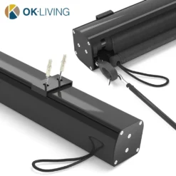 OK-Living Senkrechtmarkise Sonnenschutzrollo Seitenmarkise Anthrazit 250x140 Cm -Stil Beet Verkaufsgeschäft 35693f5c2b015b24f1f747a38790290a