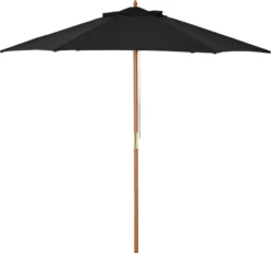 Outsunny Sonnenschirm, Gartenschirm, 3-stufig, Sonnenschutz, Bambus 180/㎡ Polyester, Schwarz, Ø2,5 X 2,3 M 14 Outsunny Sonnenschirm, Gartenschirm, 3-stufig, Sonnenschutz, Bambus 180/㎡ Polyester, Schwarz, Ø2,5 X 2,3 M -Stil Beet Verkaufsgeschäft 35b1c63475945167beaba136f5358dd8