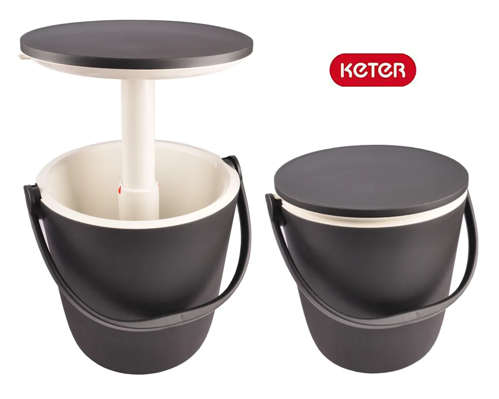 Keter Stehtisch-Getränkekühler Go Bar Anthrazit 8 Keter Stehtisch-Getränkekühler Go Bar Anthrazit - Image 8