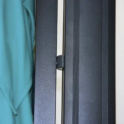 Gastronomie-Ampelschirm HWC-A96, 3x4m (Ø5m) Polyester Alu/Stahl 26kg Türkis Ohne Ständer, Drehbar -Stil Beet Verkaufsgeschäft 36e27a24430c59075c62b571236fd123 1