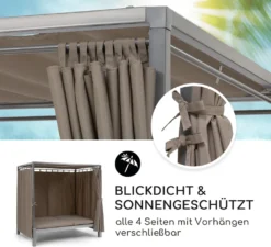 Blumfeldt Sonnenliegen Für 2 Personen, Liege Für Den Garten & Terrasse, Große Sonneninsel Outdoor, Doppelliege Mit Verstellbarer Rückenlehne, Sonnenliege Mit Dach, Liegeinsel Wasserfest, Garten Möbel 13 Blumfeldt Sonnenliegen Für 2 Personen, Liege Für Den Garten & Terrasse, Große Sonneninsel Outdoor, Doppelliege Mit Verstellbarer Rückenlehne, Sonnenliege Mit Dach, Liegeinsel Wasserfest, Garten Möbel -Stil Beet Verkaufsgeschäft 36f62eb9161ceba5e2a707e7ac88a4b7