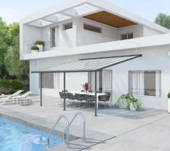 Palram - Canopia Terrassenüberdachung Sierra Grau 299x555x305 Cm -Stil Beet Verkaufsgeschäft 3a9189fff502bb088320b85914091978