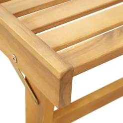VidaXL Klappbare Sonnenliege Mit Auflage Akazie Massivholz -Stil Beet Verkaufsgeschäft 3aad7032457de2f93c01d3998cc6665b