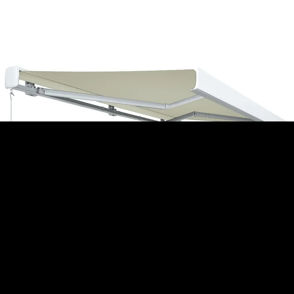 VidaXL Manuelle Kassetten-Markise 400x300 Cm Creme 3 VidaXL Manuelle Kassetten-Markise 400x300 Cm Creme - Image 3