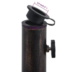 VidaXL Sonnenschirmständer Bronze 12 Kg 48 Cm Gusseisen -Stil Beet Verkaufsgeschäft 3c1064ef456d4dd48089d0533aafd152
