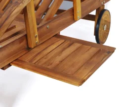 CHILLROI Verstellbare Sonnenliege Mit Beistelltisch - Akazienholz Gartenliege -Stil Beet Verkaufsgeschäft 3c11dfa9c1fb2016715ec58b8e86a36c