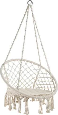 Tectake Hängesessel Jane - Beige