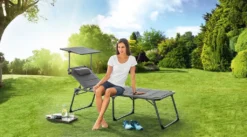 NORMA Solax-Sunshine XXL Alu-Komfort-Sonnenliege Inkl. Kissen Gepolstert - Anthrazit 4 NORMA Solax-Sunshine XXL Alu-Komfort-Sonnenliege Inkl. Kissen Gepolstert - Anthrazit -Stil Beet Verkaufsgeschäft 3f041bec3f61478aba4667ac6a6bd8ec