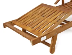 CHILLROI Verstellbare Sonnenliege Mit Beistelltisch - Akazienholz Gartenliege -Stil Beet Verkaufsgeschäft 3f0b01623853ececf32ee2e577ef650b