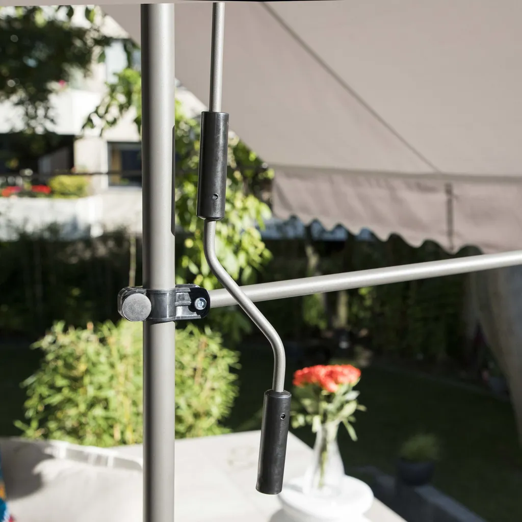 HI 62480 Klemmmarkise Markise B300xT120cm Hellgrau 4 HI 62480 Klemmmarkise Markise B300xT120cm Hellgrau - Image 4