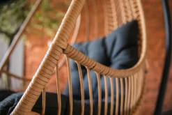 Dehner Hängesessel Venezia, Ca. 197 X 82.5 X 101.5 Cm, Stahl/Polyester, Schwarz/beige -Stil Beet Verkaufsgeschäft 3f86f6d8e2cd20b7d9e9ddef246cd963