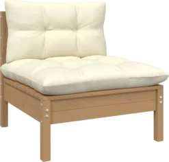 VidaXL 5-tlg. Garten-Lounge-Set Mit Kissen Honigbraun Kiefernholz -Stil Beet Verkaufsgeschäft 3fd6e3858fd73dedae63795c0353e38b
