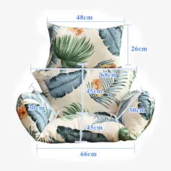 Topchances Hängesessel Kissen Auflagen Schaukelstuhl Sitzkissen Hängestuhl Sitzauflage Auflage Polster Ersatzkissen Für Hängesessel,Bunt -Stil Beet Verkaufsgeschäft 4119e1ca607a9692d4d419a1e85f9fe3