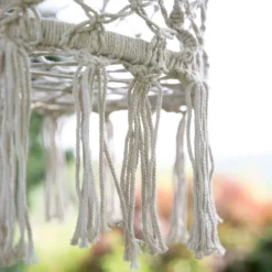 SVITA CARRIE Hängesessel Mit Rahmen Im Boho-Style Zum Aufhängen Mit Kissen Beige -Stil Beet Verkaufsgeschäft 4227739fe29eb662f7abec2106340196